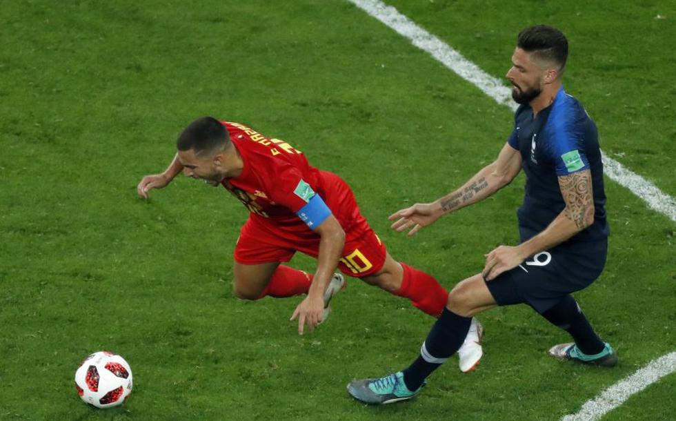 Las fulminantes declaraciones de los jugadores belgas que critican la victoria de Francia. (EFE)