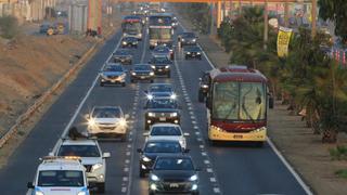 Más de 170,000 vehículos saldrán de Lima por Año Nuevo