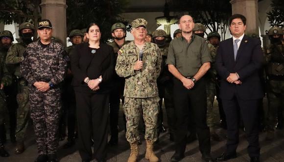 Fuerzas Armadas de Ecuador: “Todo grupo terrorista identificado se ha convertido en objetivo militar”