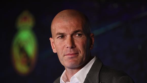 Zidane fue presentado este martes como nuevo técnico del Real Madrid y tomará el banquillo merengue tras la salida de Santiago Solari por malos resultados. (Foto: Getty)