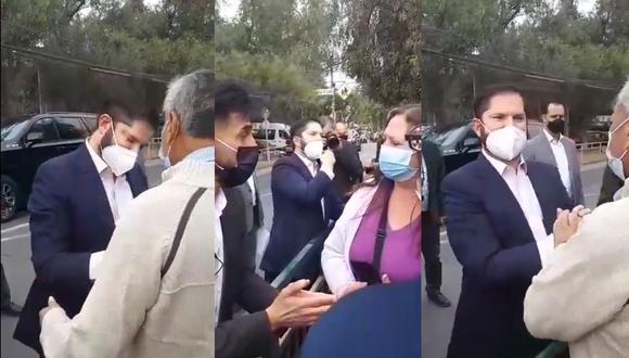 Presidente chileno Gabriel Boric protagonizó altercado con una mujer. (Foto: captura de video)