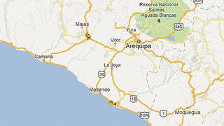 Dos sismos remecieron la región Arequipa esta mañana