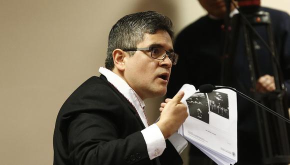 José Domingo Pérez respondió al fiscal de la Nación, Pedro Chávarry, en medio de la audiencia por su pedido de prisión preventiva contra miembros de Fuerza Popular. (Foto: USI)