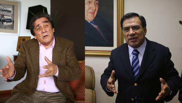 Luis Thais y Javier Velásquez Quesquén expresaron las posiciones de Perú Posible y Partido Aprista. (Perú21)