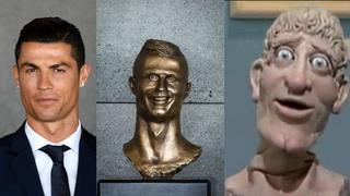 Cristiano Ronaldo es homenajeado con un busto de bronce pero nadie esperó ver esto [FOTOS]