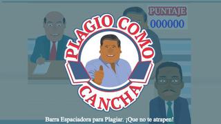 Ahora puedes jugar ‘Plagio como cancha’, una caricatura del caso César Acuña