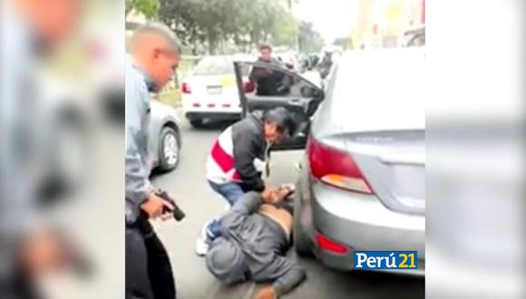 Detienen a cuatro delincuentes en San Juan de Lurigancho. (Foto: captura TV)