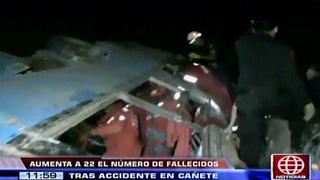 Bus que se accidentó en Yauyos no tenía certificado de inspección técnica