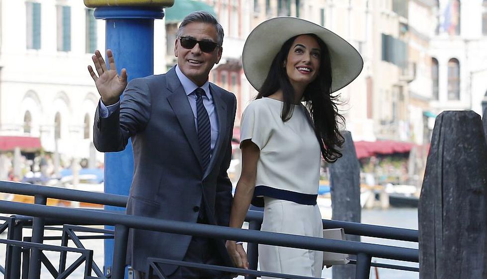 La boda entre George Clooney y Amal Alamuddin costó US$4.6 millones. (AFP)