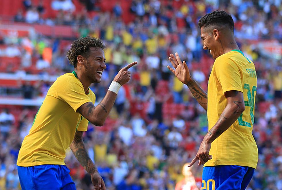 Con Neymar como referente, la selección brasileña se prepara para su participación en el grupo E del Mundial, donde se medirá con Costa Rica, Suiza y Serbia. (GETTY IMAGES)