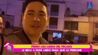 Pedro Loli reaparece en iglesia, tras llorar en vivo por escándalo [VIDEO]