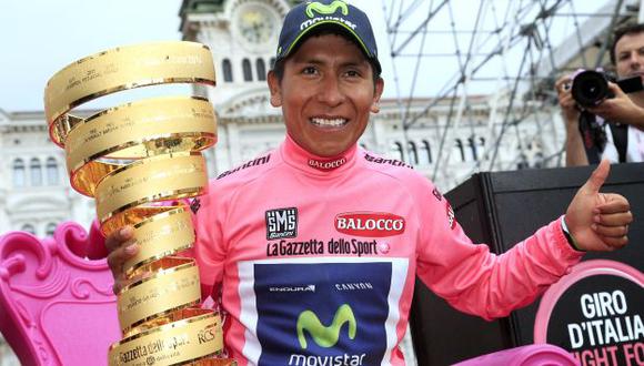 Colombia se impone con Nairo Quintana en Giro de Italia. (AFP)