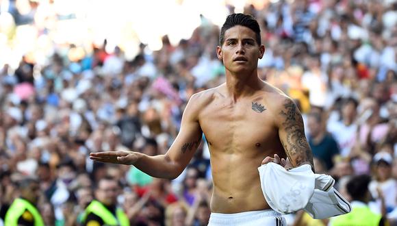 James Rodríguez no fue convocado por Real Madrid para el choque por Champions League. (Foto: AFP)