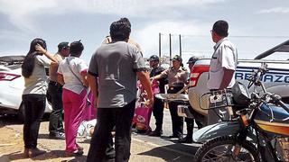 Cuatro muertos tras choque de auto y miniván en Piura