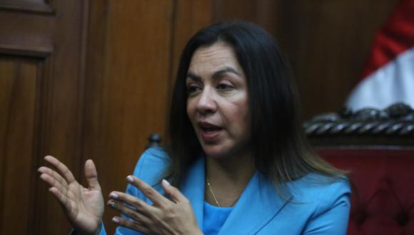 Marisol Espinoza advirtió que en este momento ya no es posible que el Ejecutivo plantee una cuestión de confianza. (Foto: GEC)