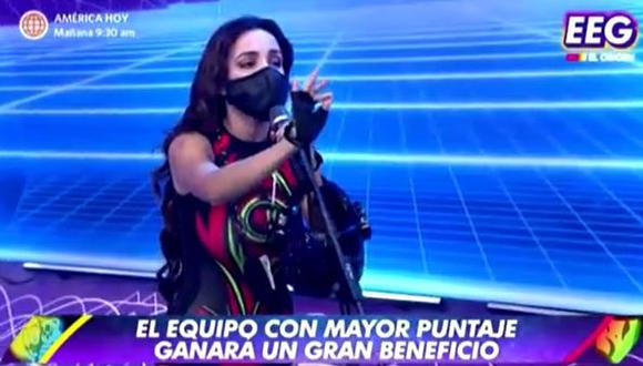 “Esto es Guerra”: Ducelia Echevarria se disculpa con Rosángela Espinoza tras callarla en vivo. (Foto: captura de video)