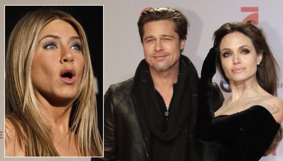 Jennifer Aniston y sus ‘reacciones’ al enterarse del divorcio de Angelina Jolie y Brad Pitt. (Reuters)