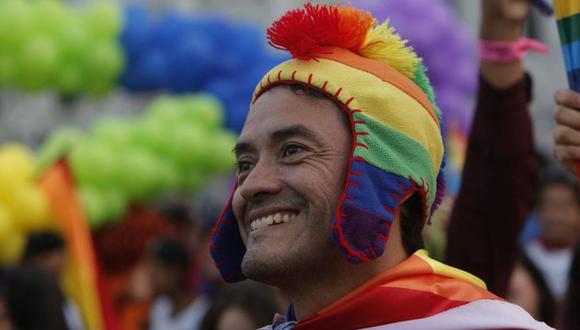 Así se desarrolló la Marcha del Orgullo LGBT en Lima. (Anthony Niño de Guzmán/Perú21)