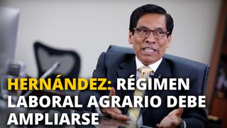 José Manuel Hernández: “Régimen laboral agrario debería ampliarse”