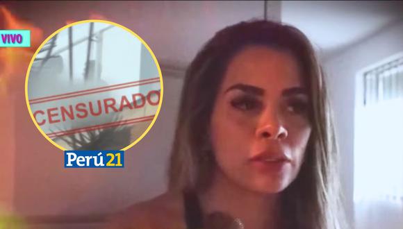 Vanessa López no descarta volver con Jhonny Silva tras su 'ampay' con otra mujer. (Foto: ATV / Willax)