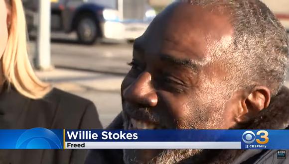 En 2015, décadas después de haber sido sentenciado, Willie Stokes se enteró del falso testimonio por lo que solicitó a su abogado apelar la condena por asesinato. (Foto: CBS Philly)