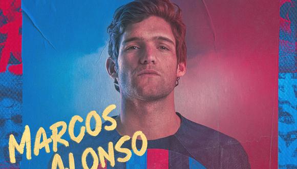 Marcos Alonso se ha comprometido con el Barcelona hasta el 30 de junio del 2023. (Foto: FC Barcelona)