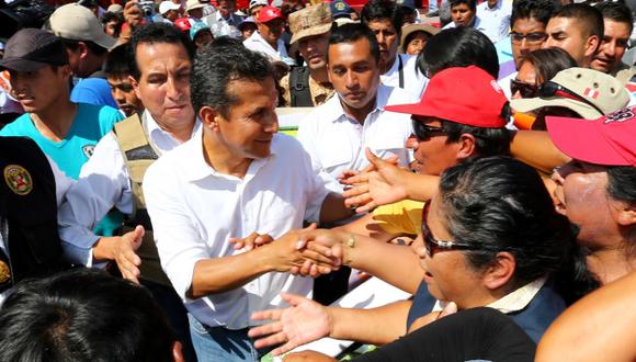 Ollanta Humala recordó levantamiento de Locumba. (Andina)