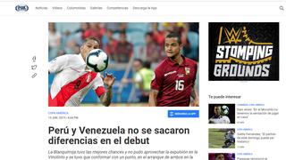 Así fue la reacción de la prensa internacional tras el empate de Perú vs. Venezuela