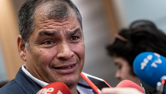 Expresidente de Ecuador, Rafael Correa, fue acusado por la fiscalía de soborno. (Foto: AFP/Archivo)