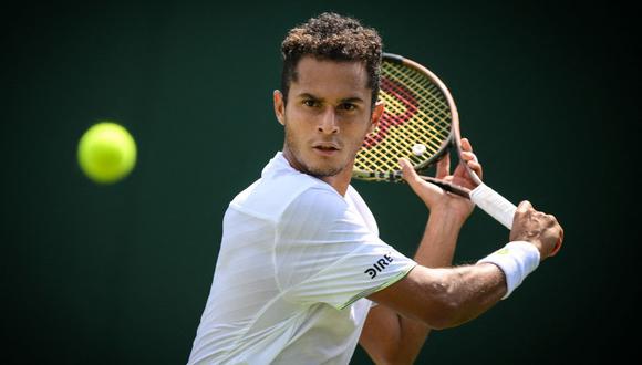 Juan Pablo Varillas, número 63 del ranking ATP (Foto: AFP).