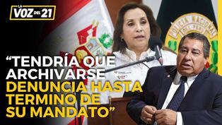 Aníbal Quiroga: “Congreso debería archivar denuncia constitucional contra Boluarte hasta el termino de su mandato”