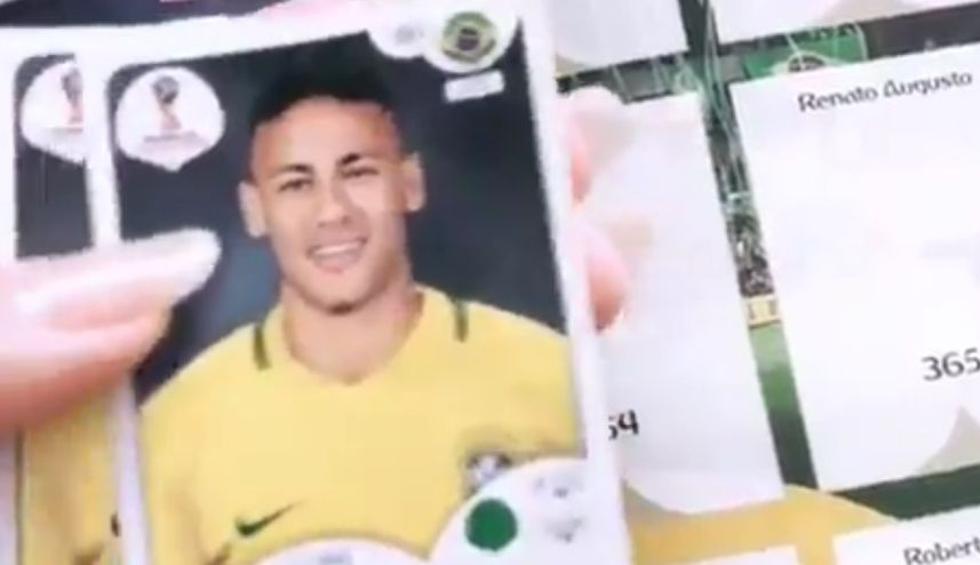 Panini le regala el álbum a la novia de Neymar pero ella se lleva una gran decepción. (Instagram/BrunaMarquezina)