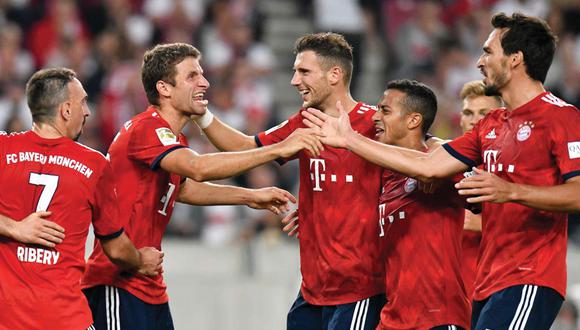 Bayern Munich es líder de la Bundesliga con puntaje perfecto. (Foto: AFP)