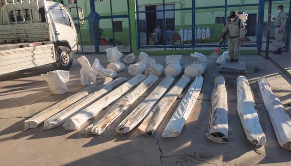 Coronavirus en Perú: Comando COVID envió carpas y camas para ambiente aislado en Penal de Arequipa.(Foto: INPE)