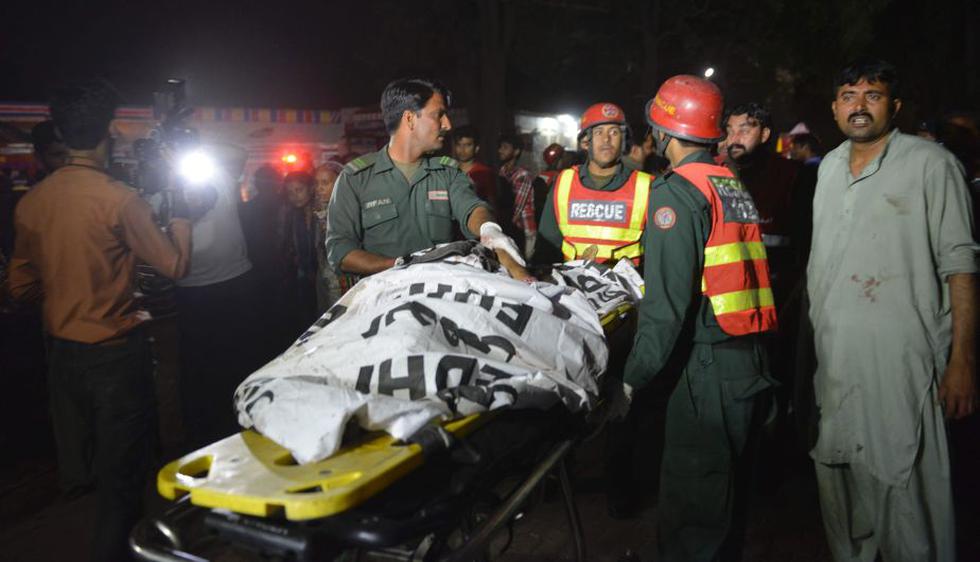 Pakistán: Al menos 56 muertos en la explosión en la ciudad de Lahore. (AFP)