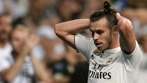 Gareth Bale apenas jugó el primer tiempo del derbi de Madrid. (Foto: AFP)
