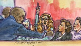 Ilustradora graficó el escándalo de Eliane Karp cuando escuchó fallo del juez