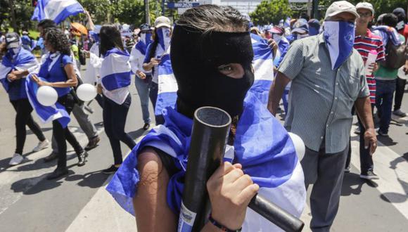 Denuncian dos heridos en presunto ataque a manifestantes al norte de Nicaragua. | Fuente: AFP