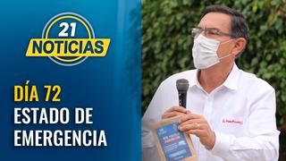 Día 72 de estado de emergencia: Presidente Vizcarra visita centro de aislamiento Villa Mongrut