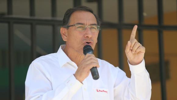 El presidente Martín Vizcarra dijo que la última conversación con Tabaré Vásquez sobre el pedido de asilo de Alan García fue el domingo 18 de noviembre. (Foto: GEC)
