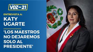 Congresista Ugarte afirma que maestros no abandonarán al presidente Castillo