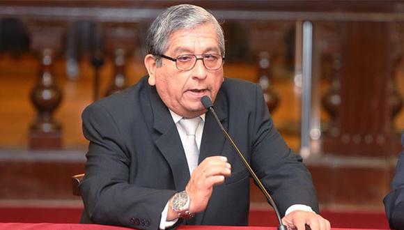 Julio Gutiérrez Pebe se pronunció sobre audios donde negocia con Walter Ríos el nombramiento de un fiscal. (Foto: Agencia Andina)