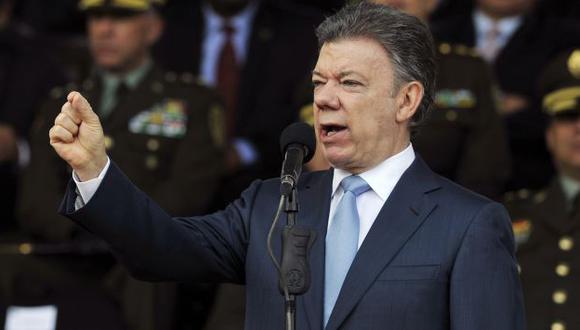 Juan Manuel Santos habló sobre las FARC. (AP)