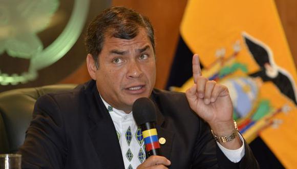 Rafael Correa, ex presidente de Ecuador (La Nación).