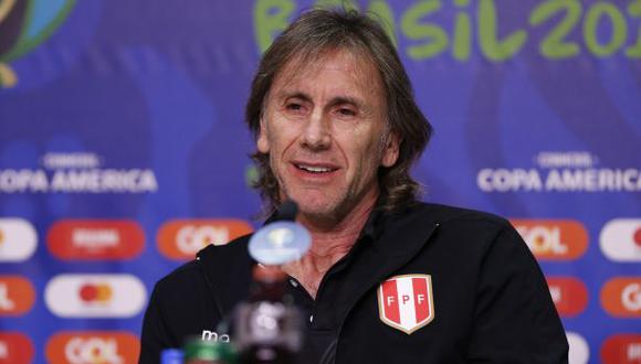Ricardo Gareca confesó que le costó acomodarse en el primer tiempo a la selección peruana. (Foto: AFP)