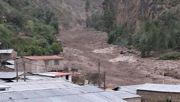 Huaico arrasó con viviendas del distrito de Choco. (Foto: Cortesía)