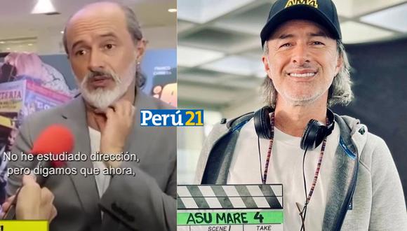 Carlos Alcántara confesó que no tiene conocimientos sobre dirección de cine tras estrenar "Asu Mare 4". (Foto: Instagram / YouTube)
