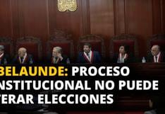 Javier Alonso de Belaunde: Proceso constitucional no puede alterar elecciones