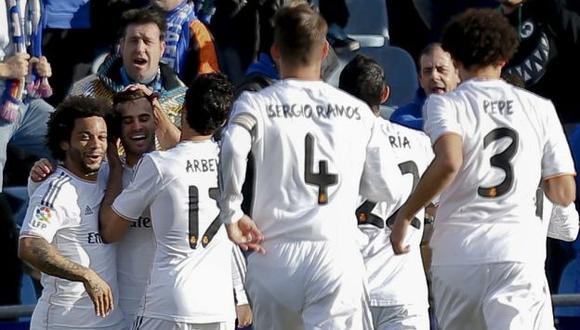 Real Madrid sigue su buena racha y gana al Getafe. (EFE)