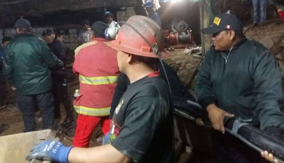 Mineros aún permanecen atrapados en una mina artesanal en Arequipa. (Difusión)